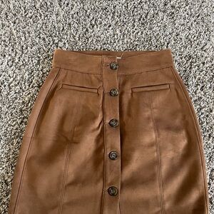 Maurices Brown Knee-Length Pencil Skirt